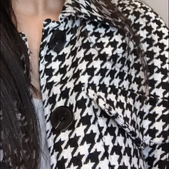Houndstooth Pattern Coat/Blazer - Picture 6 of 7